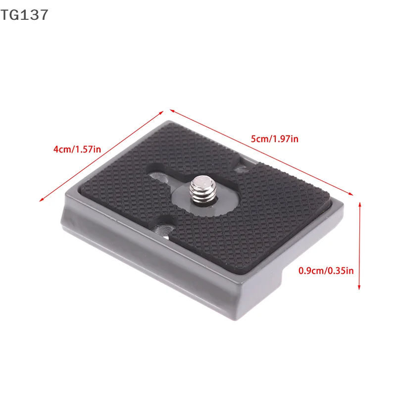 كاميرا ترايبود الكرة رئيس لوحة الإفراج السريع 200PL-14 سبائك الألومنيوم الرمادي خفيفة الوزن متوافقة مع ملحقات Manfrotto #6