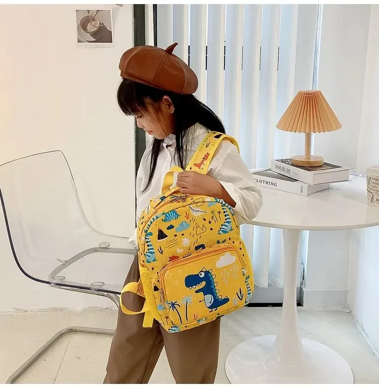 Nette Cartoon Dinosaurier Baby Rucksäcke Kindergarten Schul Kinder Jungen Mädchen Schule Taschen Einstellbare Tiere Kind Rucksack