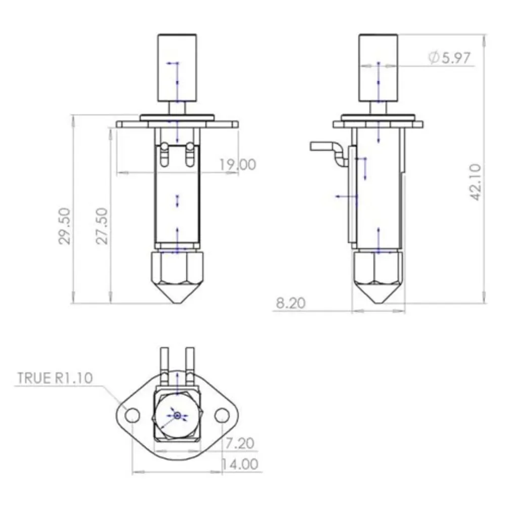 Updated Hotend  KIT K1 HOTEND for Sprite Extruder Creality K1 3D printer Creality K1 Max CR-M4 printer,3D printer parts