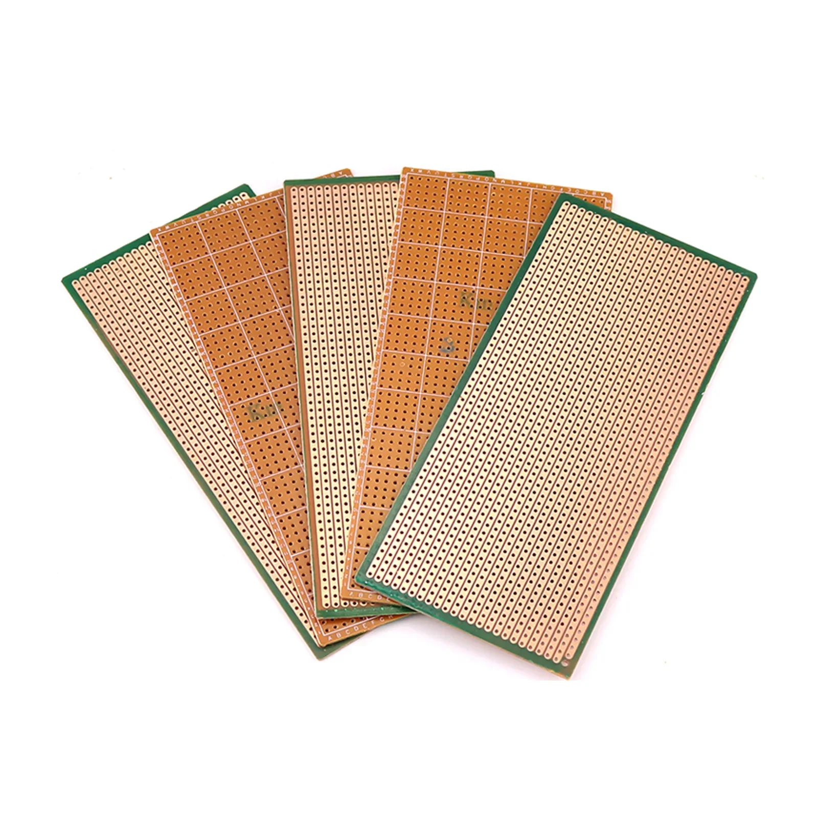 5-10PCS 6.5x14.5cm PCB Prototype Board Single Side Printed Perfboard for Experiment Matrix Circuit Board DIY Universal Boards