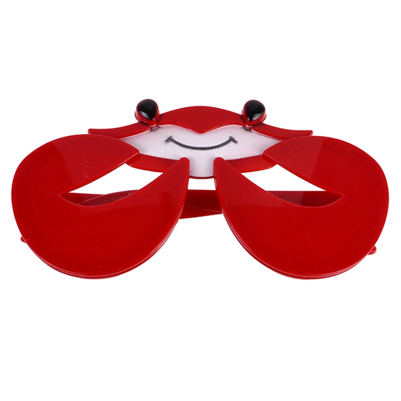Funny Foldable Crab Costume Glasses Novelty Sunglasses Birthday Beach Party Favors Festive Party Supplies Decoration Accessories