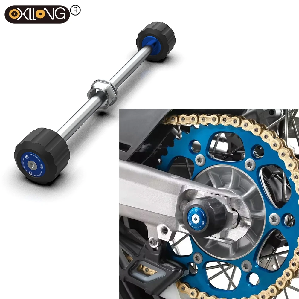 

For Husqvarna 701 E/SM Enduro 701 / Supermoto 701 2016 2017 2018 2019 2020 2021 2022-2024 Motorcycle Wheel Rear Slider Protector