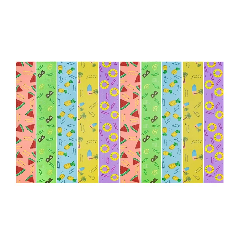 ABLA-strandhanddoekbanden, 10-pack handdoekbanden voor strandcruisestoel handdoekclips 12 x 2 inch voor het vasthouden van strandlakens zomer