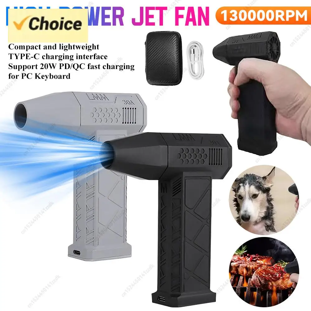 

Small Turbo Fan 130000RPM Mini Fan Turbo Violent Fan 52+M/S High Speed Duct Fan Brushless Motor for PC Keyboard Camera