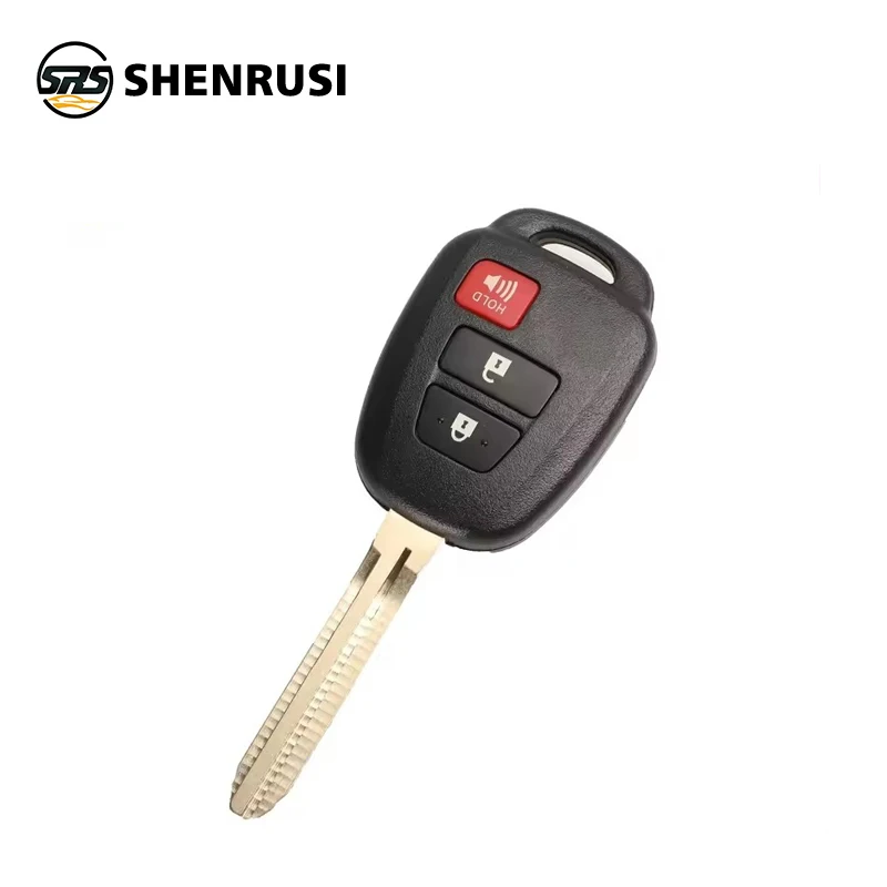 

SHENRUSI New Remote Car Key Shell Case Fob Cover For Toyota CAMRY 2012 2013 2014 2015 Corolla 2014 2015 With TOY43 Blade