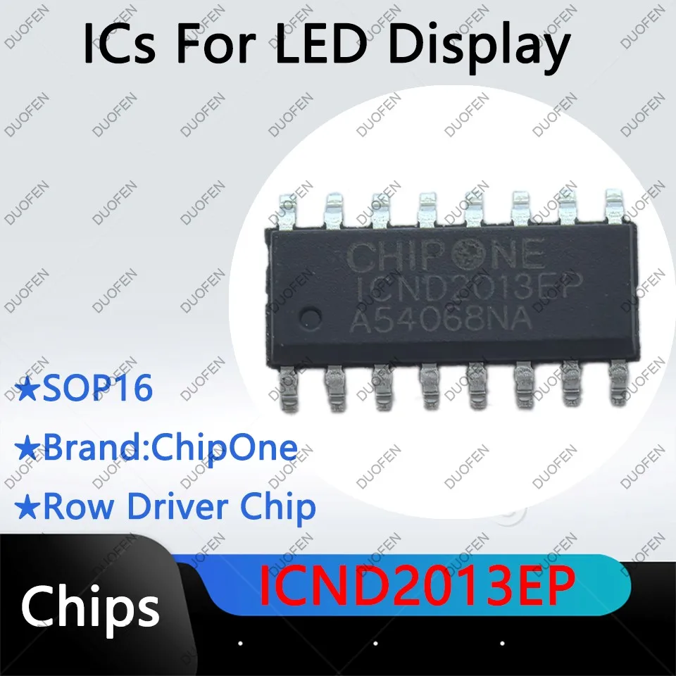 ICND2018AP, circuitos integrados de fila, circuitos integrados de control lógico para pantalla LED