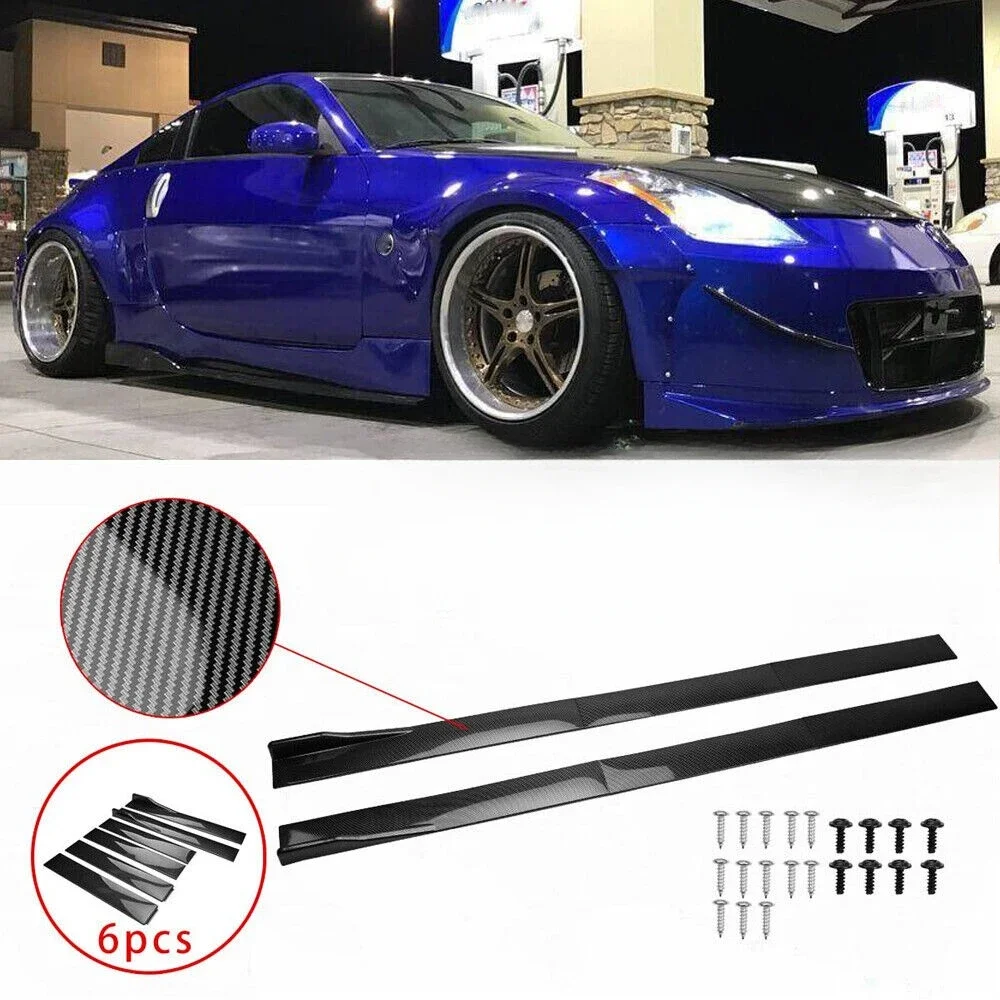 

Carbon Fiber 78.7" Side Skirts Extension Panel Splitter For Nissan 350Z 370Z United States