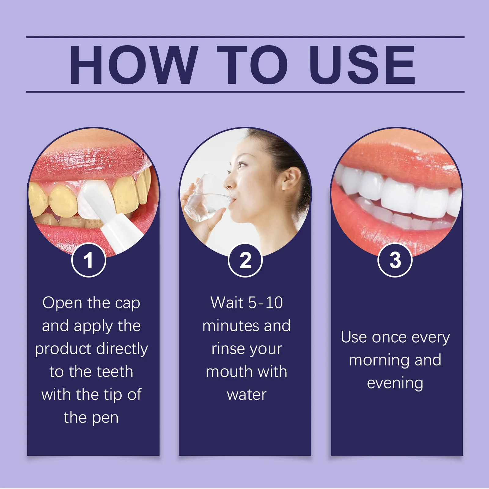 OUHOE stylo de blanchiment des dents éclaircir le nettoyage dentaire jaune fumée Plaque détachant haleine fraîche réparation soins bucco-dentaires liquide sérum