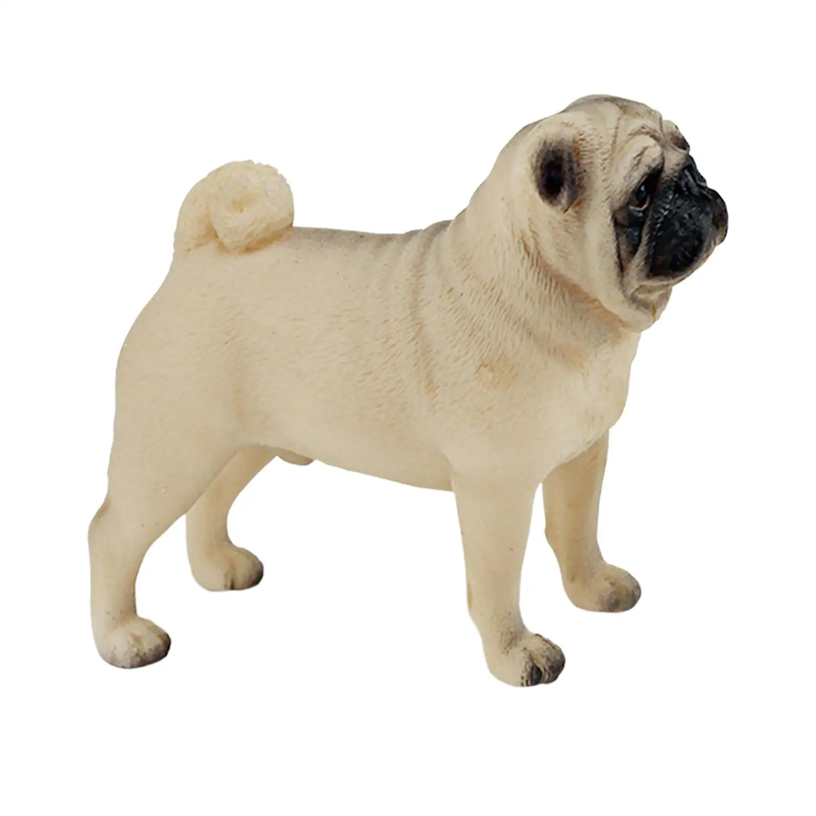 Realistic Dog Figurine Lifelike Toy PVC Miniature Chinese Shar Pei