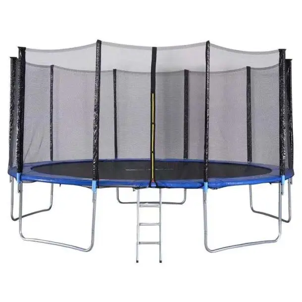 

Premium 15FT Super Large Gymnastic Events Recreational Trampolines With Ladder Safety Net and AntiRust Outdoor Indoor Trampoline