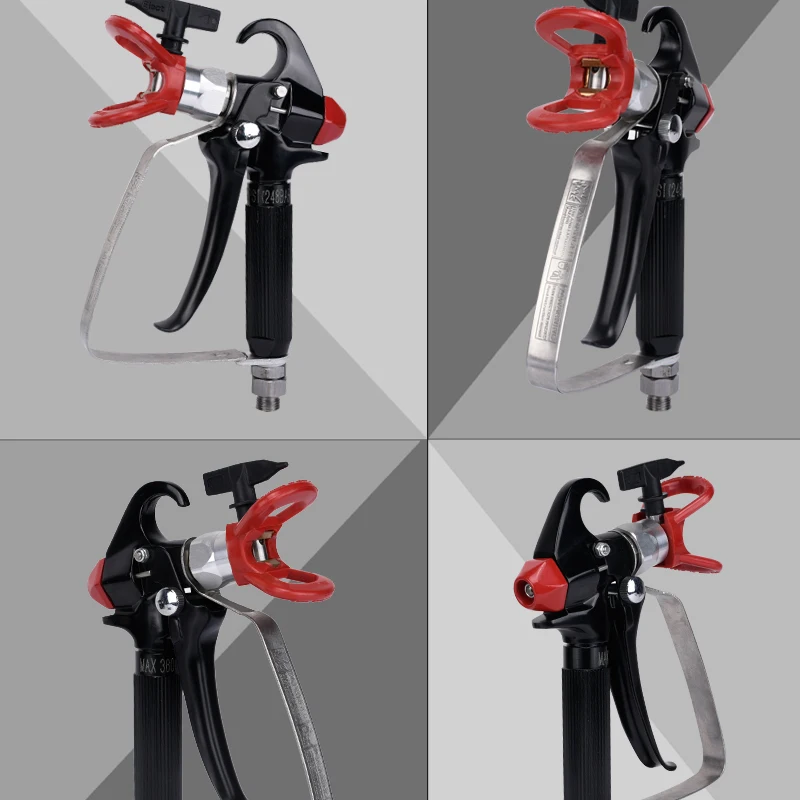 AEROPRO 818C High Pressure Airless Paint Sprayer Gun 4-finger 517 Spray Tip For AEROPRO Paint Sprayers