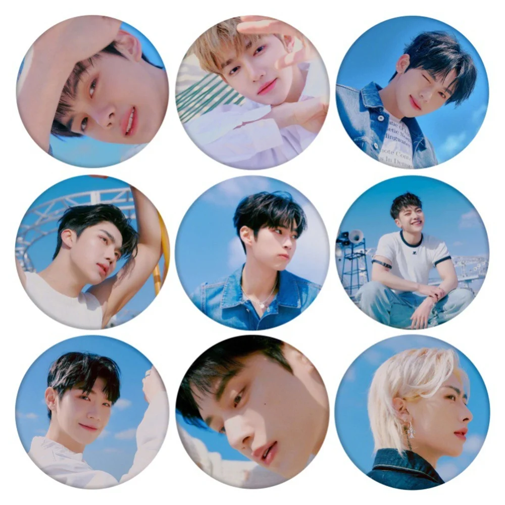 

KPOP ZEROBASEONE YOU HAD ME AT HELLO Album SWEAT Badge Mirror Keyring Hanbin Gunwook Yujin Pins Keychains Fans Bag Accessories