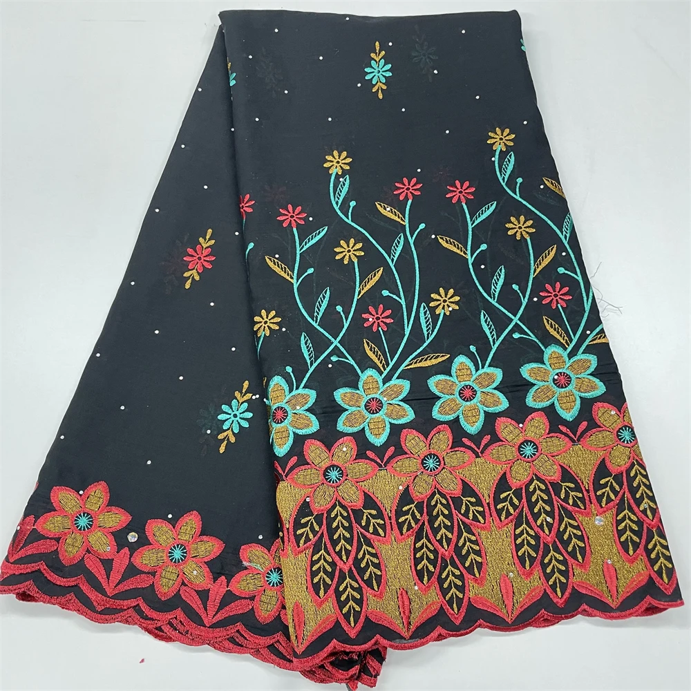 Latest Swiss Voile Lace In Switzerland Embroidered Cotton African Lace Fabric 2023 High Quality For Women Wedding Party QF0927