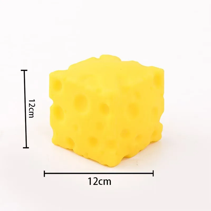 Simulated Cheese Squeeze Toy, Realistic Kneading Stress Relief Fidget, Funny Desk Decor for Anxiety Release and Fun image 6