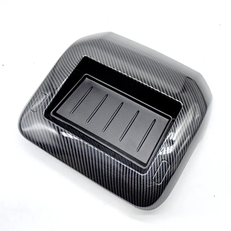 

Suitable for Peugeot 3008 5008 Instrument Panel Glove Box Head Display Modificattion Panel 8231YQ Carbon fiber debris box cover