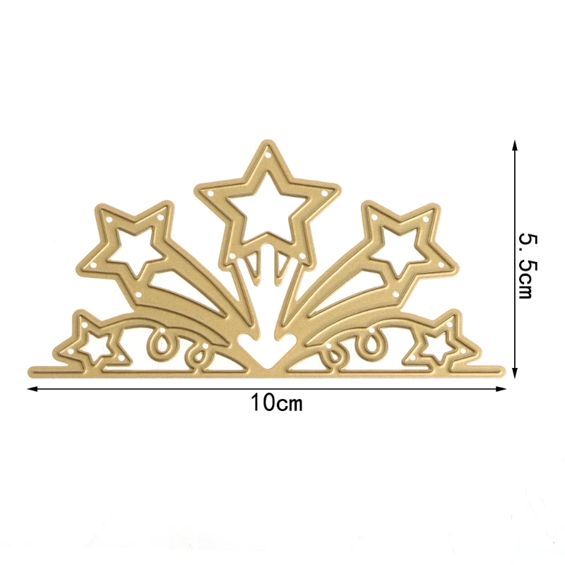 금속 별 커팅 다이 스텐실 스크랩북 앨범 엠보싱 종이 DIY Craft