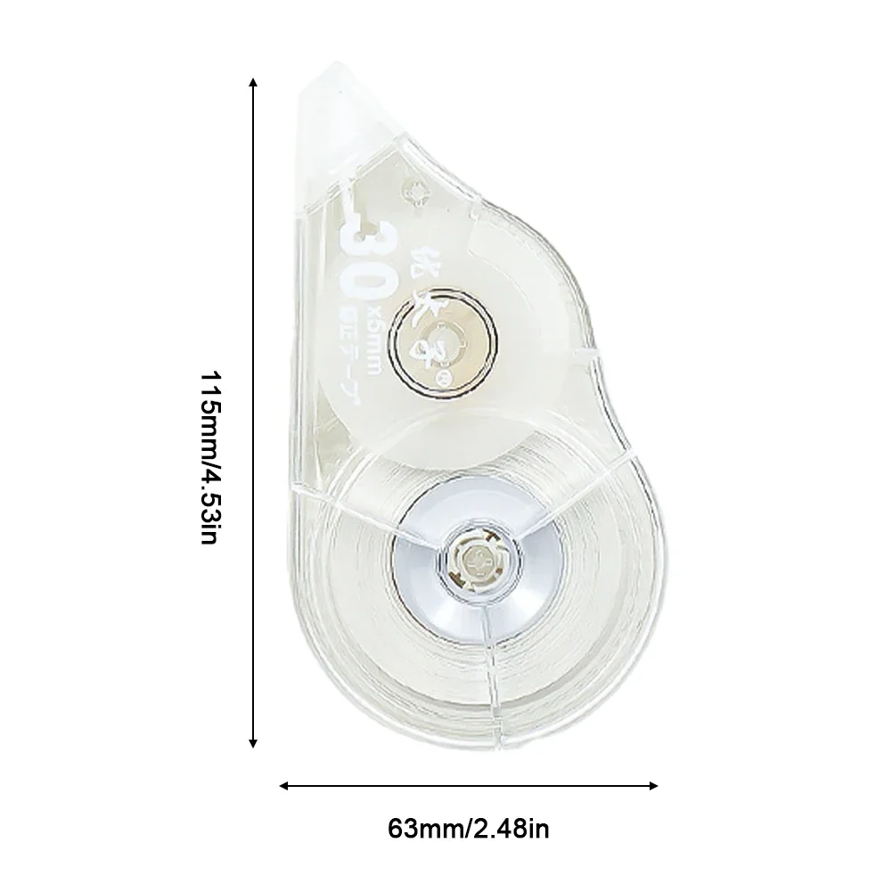 شريط تصحيح كريمي اللون بيج ممحاة شريط تصحيحي 30 متر/لفة طويلة للوازم المكتبية المدرسية صياغة مجلة تدوين الملاحظات