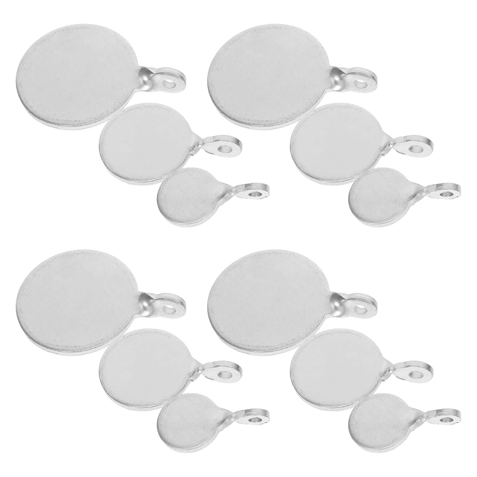 12 Pcs Weather Resistance Stainless Steel Target DIY Stand Manganese Targets Exercise