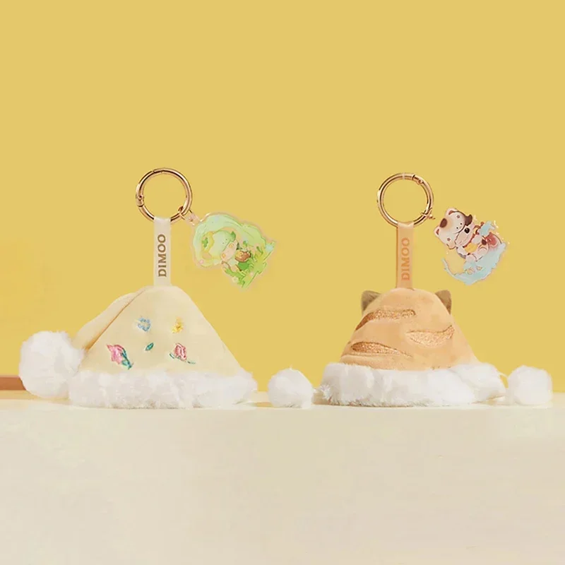 POP MART DIMOO WEAVING WONDERS Series, плюшевый брелок, глухая коробка, загадочная коробка, игрушки, кавайные украшения, фигурки, домашний декор, рабочий стол