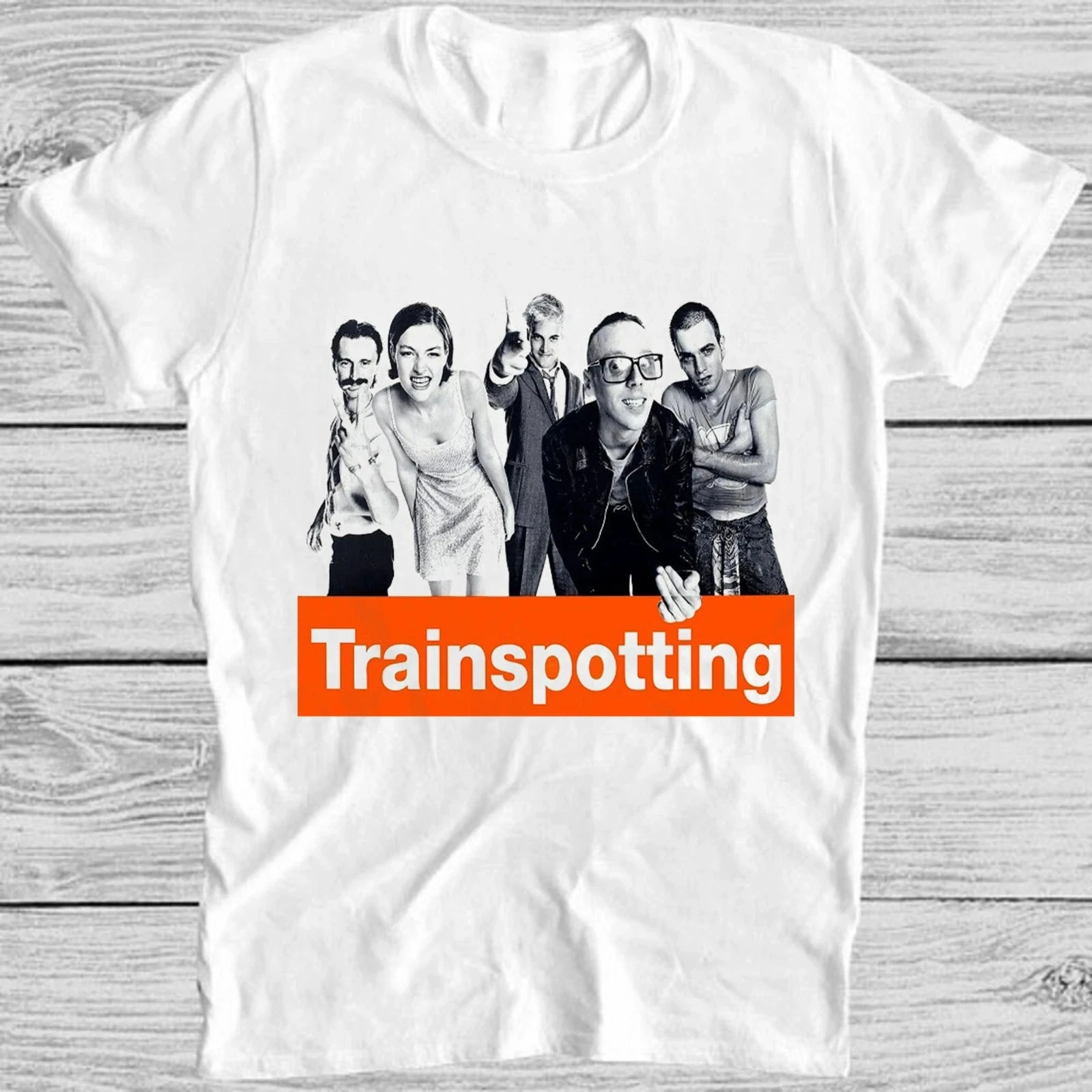 Camiseta de cuello redondo para hombre, camiseta con estampado de película Trainspotting, película culto de los años 90, Meme Retro, regalo genial, M1133, superventas de verano
