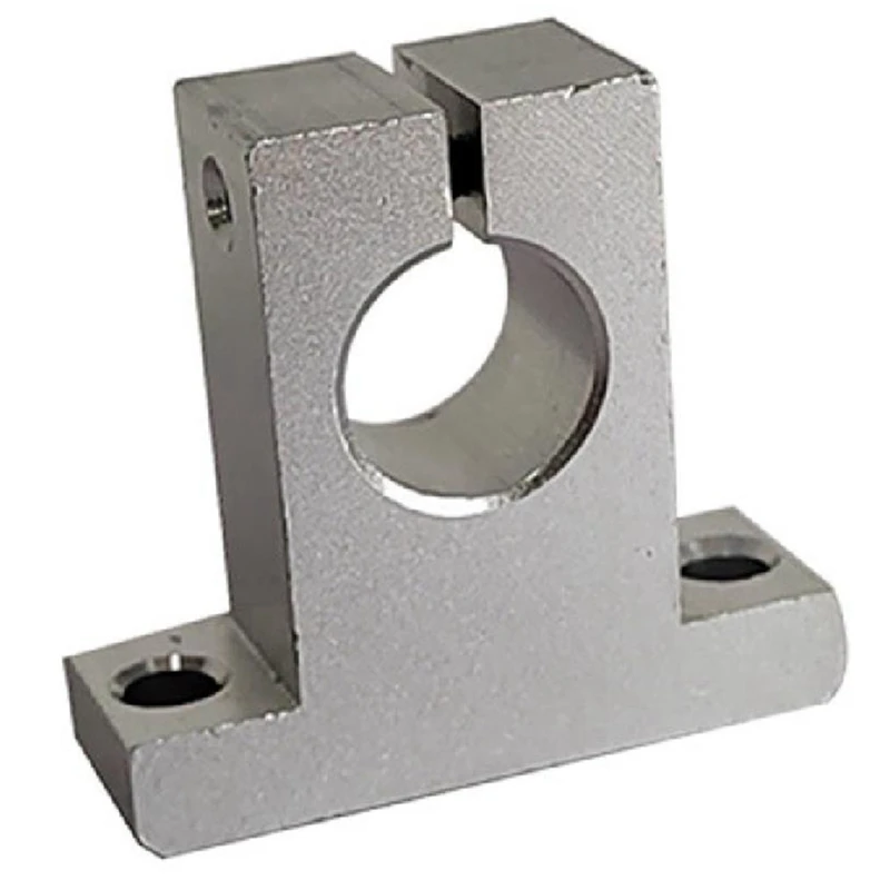 2 pièces Rail de mouvement linéaire tige de serrage Rail Guide Support arbre Support couplage montage SK12 12Mm