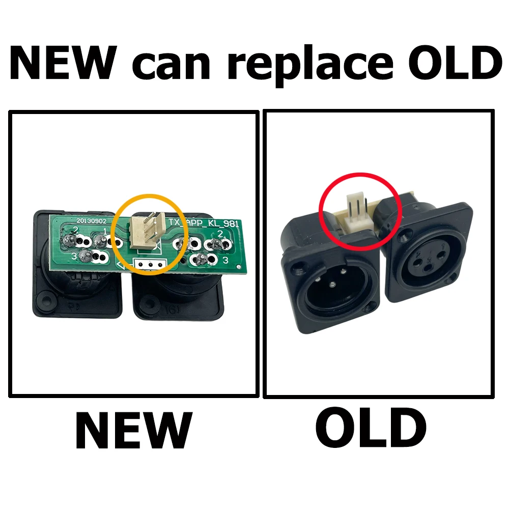 2pcs 7R/5R 200/230 DMX512 Signal Connect Board Part Little PCB 3pin XLR DMX Connector with Chip Board Repair Replacement image 4