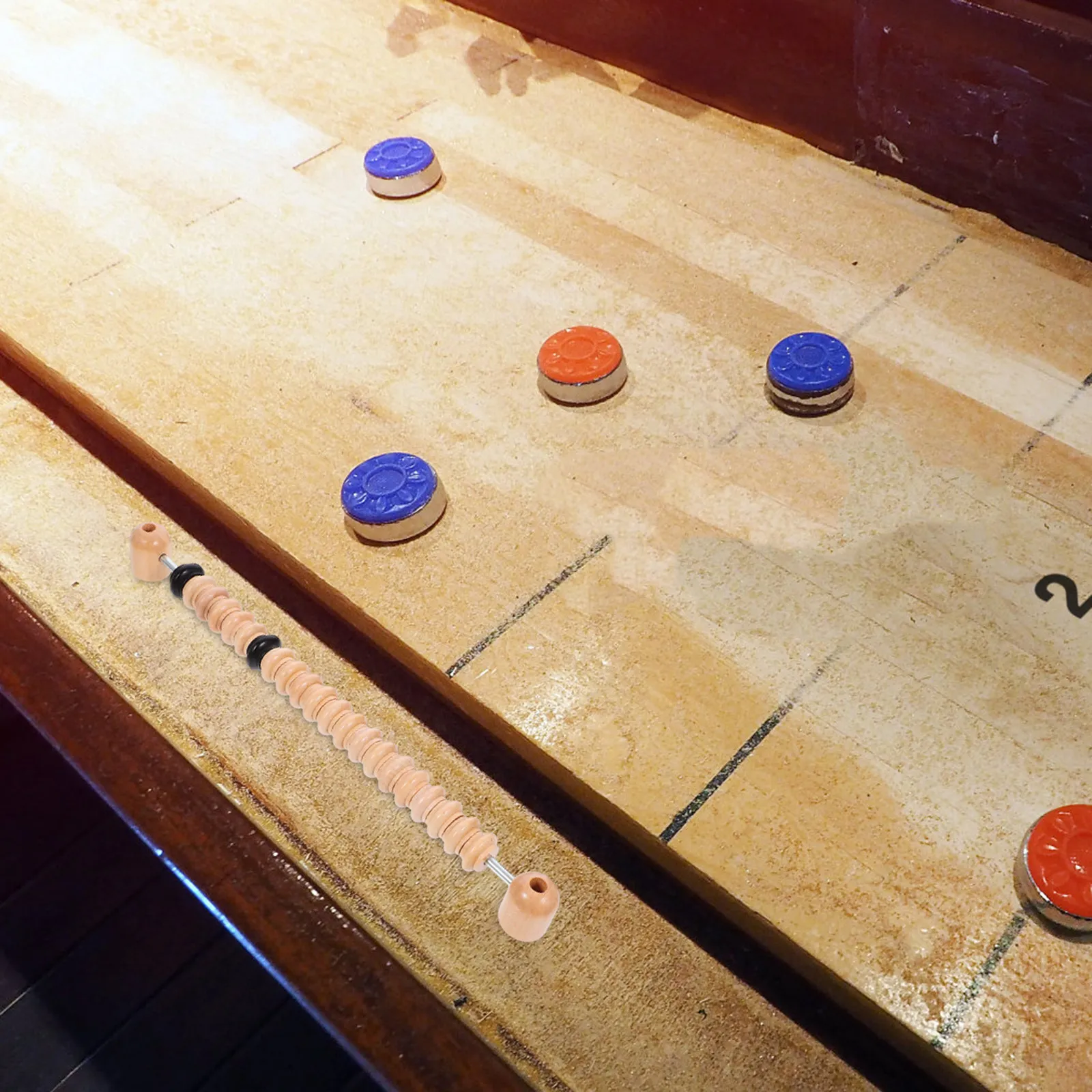 

1Set Solid Wood Shuffleboard Scorekeeper Score Keeper for Table Shuffleboard Easy Install Ergonomic Score Counting Tool Desktop