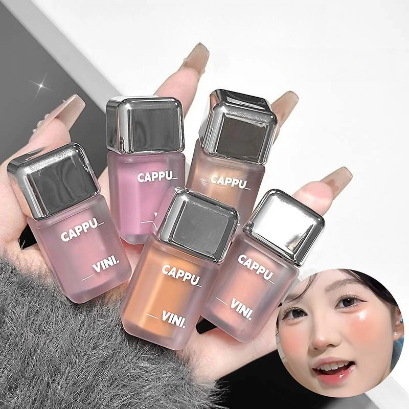 Liquid Blush Matte Airy Texture Energizing Youthful Look Natural Contour Brightening for Students Portable Long Lasting