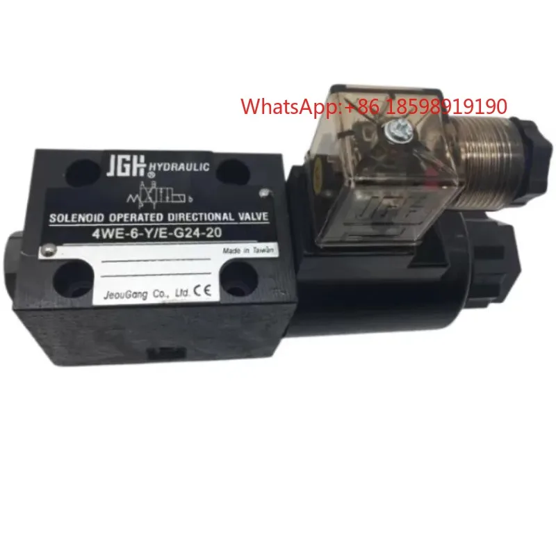 4WE-6-E/E-G24-20 Solenoid Directional Valve (4WE-6/10 Series) Hydraulic System Flow Control Valve Industrial Machinery S
