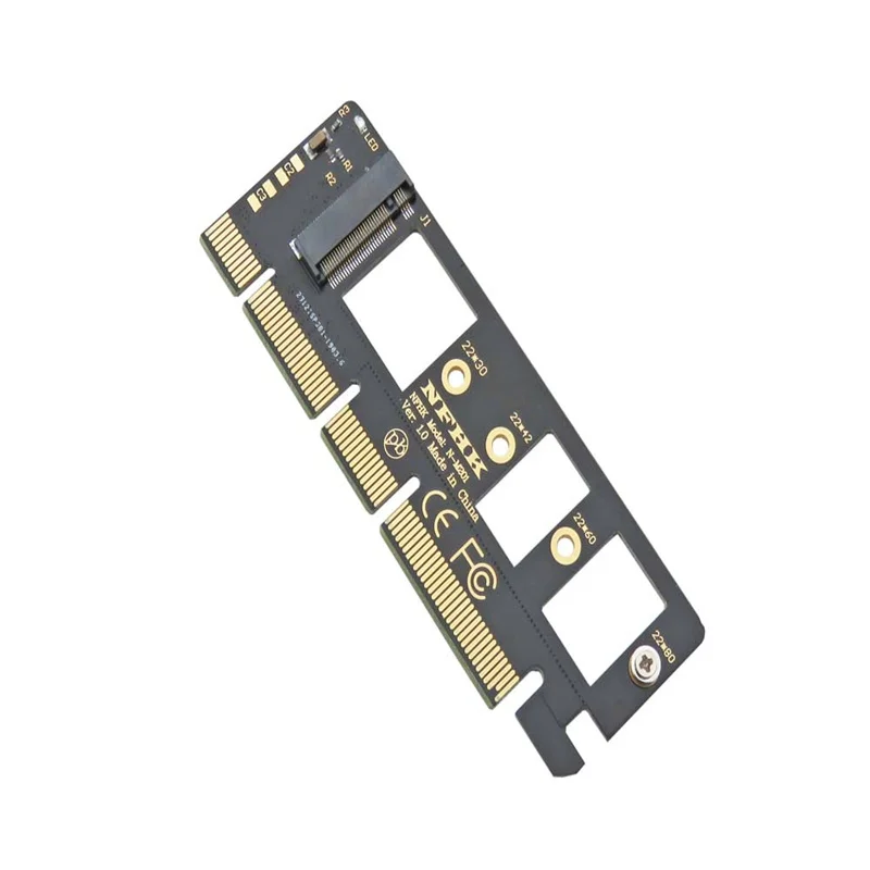 PCIe NVMe M.2 SSD to  4.0 x4 x8 x16 Riser Expansion Card Adapter