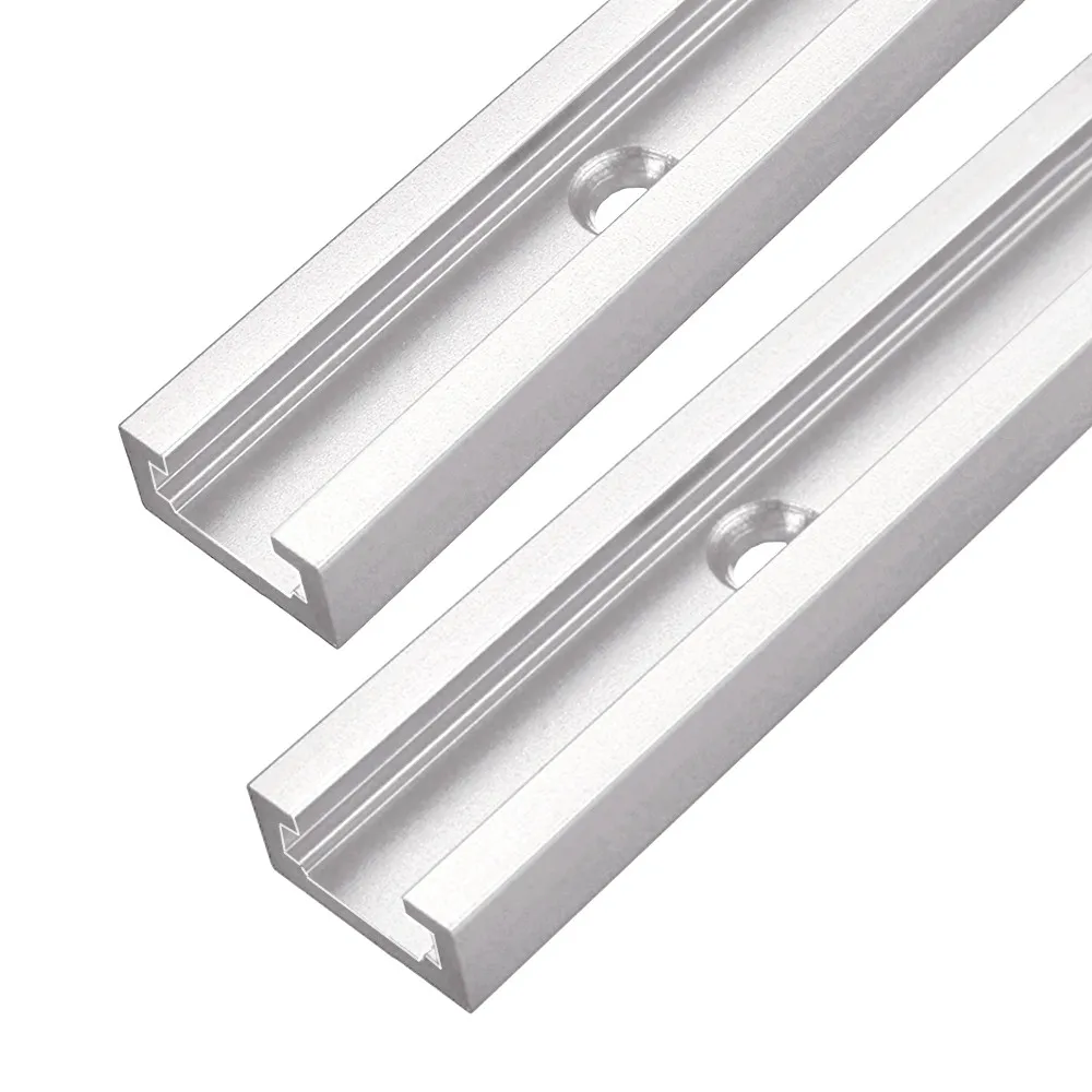 T-Track  Aluminum T-Slot Miter Track Jig for Woodworking Tables - Universal T-Screw Fixture Slot for Router Tables, Saw Tables