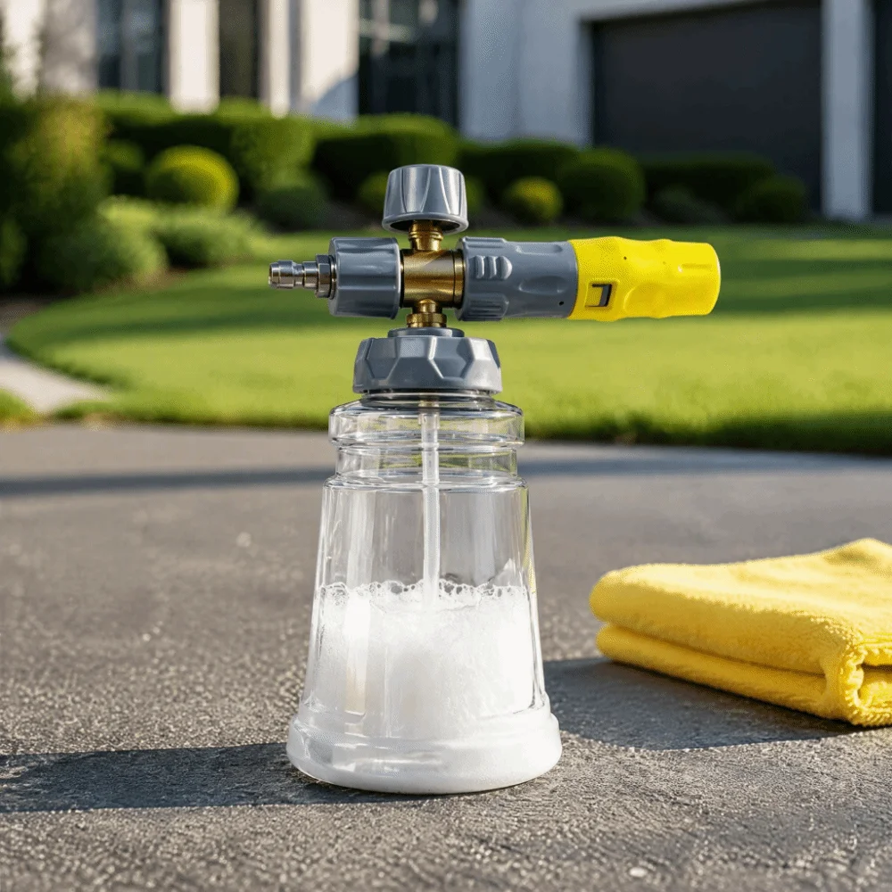 Accessory Transparent Foam Tool 1L High Pressure Snow Foam Tool Clear Snow Foam Foam Lance High Pressure Washer