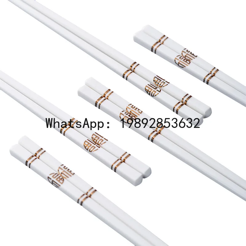 

Xl ceramic chopsticks for home wholesale jingdezhen high temperature bone china chopsticks non-slip anti-mildew