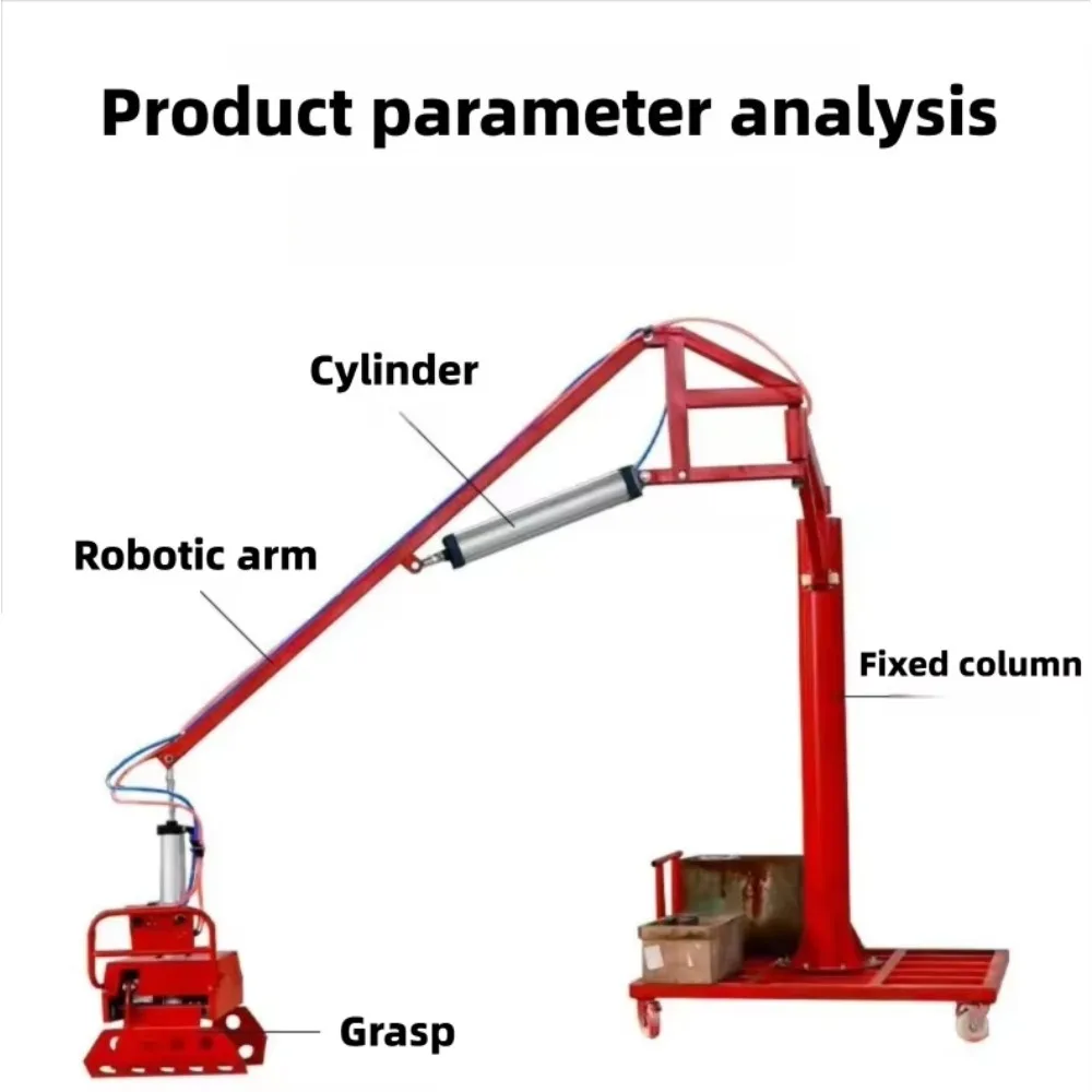 Pneumatic Mechanical Gripper Balanced Jib Crane Mobile Palletizing Balancer for Loading Unloading