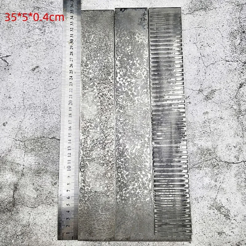 

35x5x0.4CM VG10 Damascus Steel Forged Raw Material Knife Blank Pattern Steel Strip DIY Pattern Thousand Layer Accessories