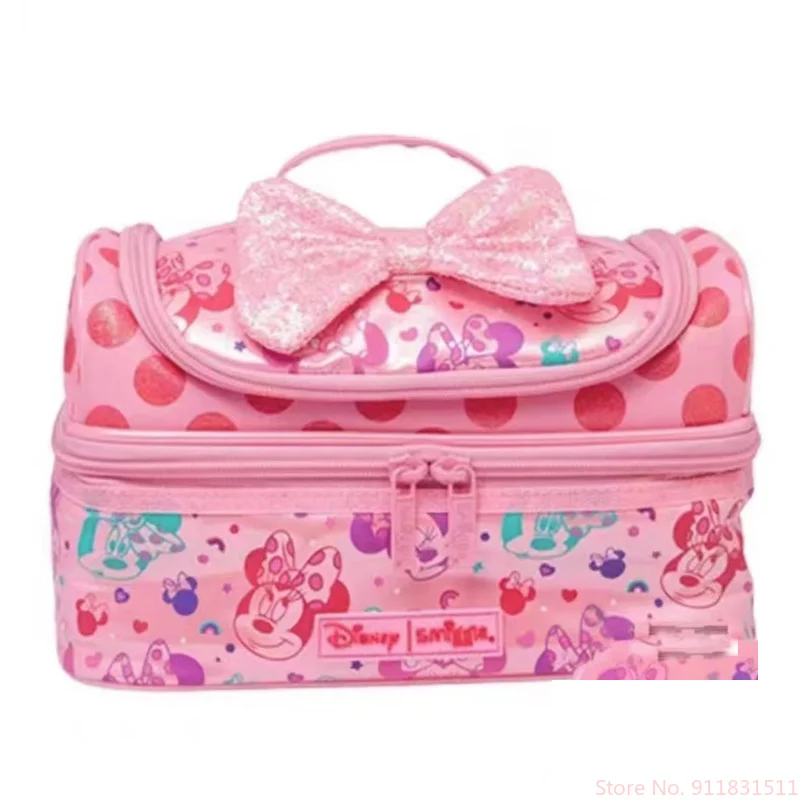 Disney Bag  Australia Smiggle Minnie Children Student School Bag Wallet Lunch Bag Backpack Water Cup Girl Gifts