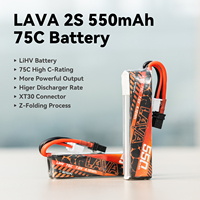 BETAFPV Quadcopter Battery LAVA2S/3S/4S 550mAh 75C (2PCS) for Drones