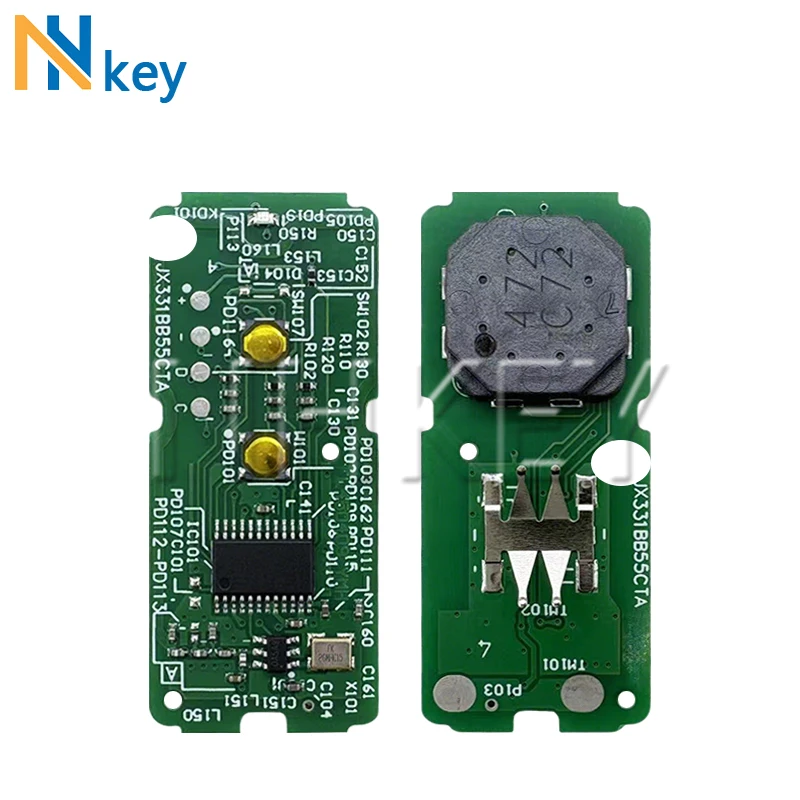 NH KEY Aftermarket Motorcycle Key 433NHz ID49 chip Spare Replacement Remote Key For AEROX JAUNS QBIX XMA XMAX300 NVX NVX155