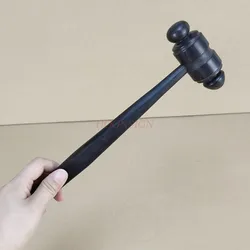 Ebony massage hammer double-sided meridian massage back hammer beats health care solid sandalwood meridian stick acupoint hammer