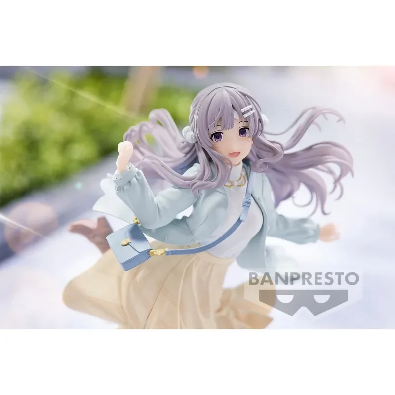 В наличии Bandai BANPRESTO Emotional Lens THE IDOLM@STER Shiny Colors Yukoku Kiriko Аниме Фигурка Игрушка Подарочная Коллекция Моделей