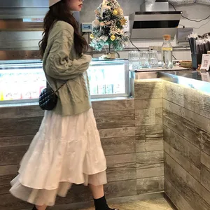 Fırfırlar için 6 büyük satış-etek-beyaz-no. 4