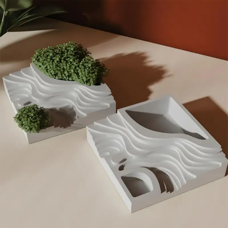 

Multi Layer Planter Silicone Mold Durable Kitchen Craft Tool for Long-lasting Planting Projects