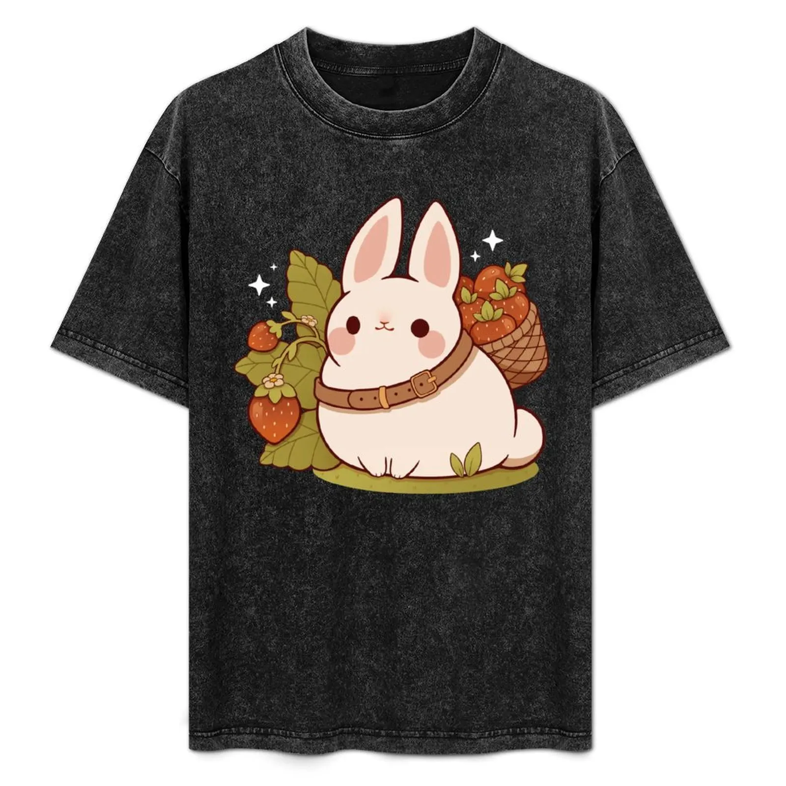 Strawberry picking bunny T-Shirt