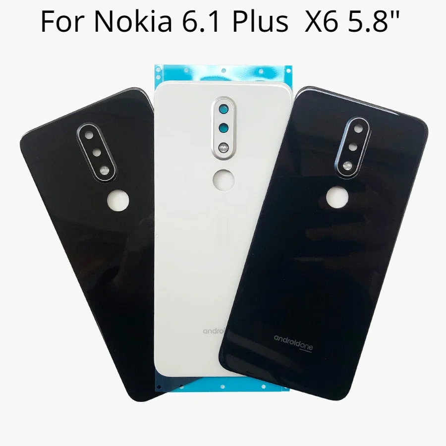 

Новое стекло для Nokia 6,1 Plus X6 5,8 дюймов TA-1083 TA-1099 TA-1116 TA-1103 стекло задняя крышка корпуса аккумуляторная крышка