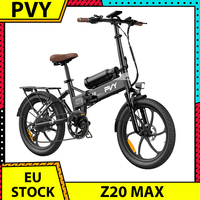 PVY Z20 MAX Electric Bike, 750W Motor, 36V 25.6Ah Battery, 20*2.3-inch Tires, 25km/h Max Speed, 200km Max Range, Hydraulic Brake