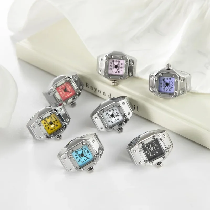 

Finger Watch Men's and Women's Quartz Watch Mini niche Finger Can Time Ring Trend gold watch women