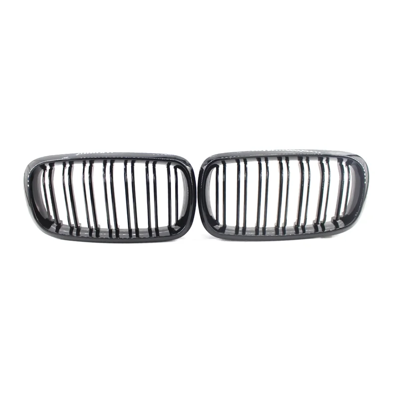 

【Price Drop !!】 1Pair Car Grille Double Line Front Kidney For BMW F15 F16 X5 X6 F85 F86 X5M X6M 2014-2018 Replacement Racing Gri