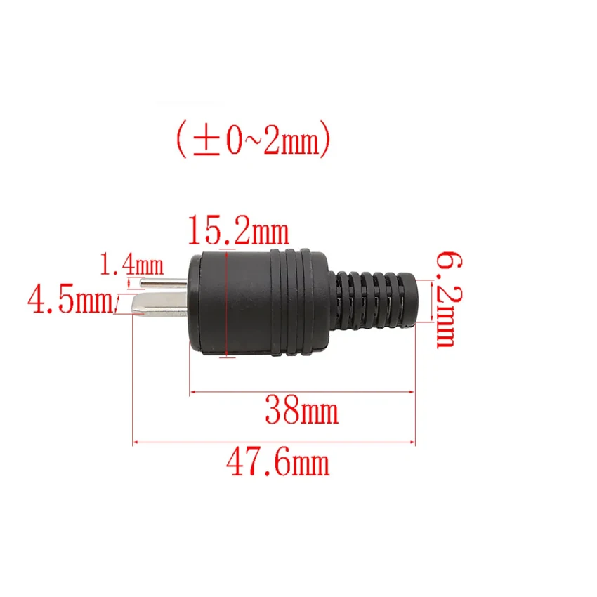 1pcs 2pin Connector Screw Terminals Connector and DIN Plug Speaker Power Audio Lamp Signal Plug Adapters