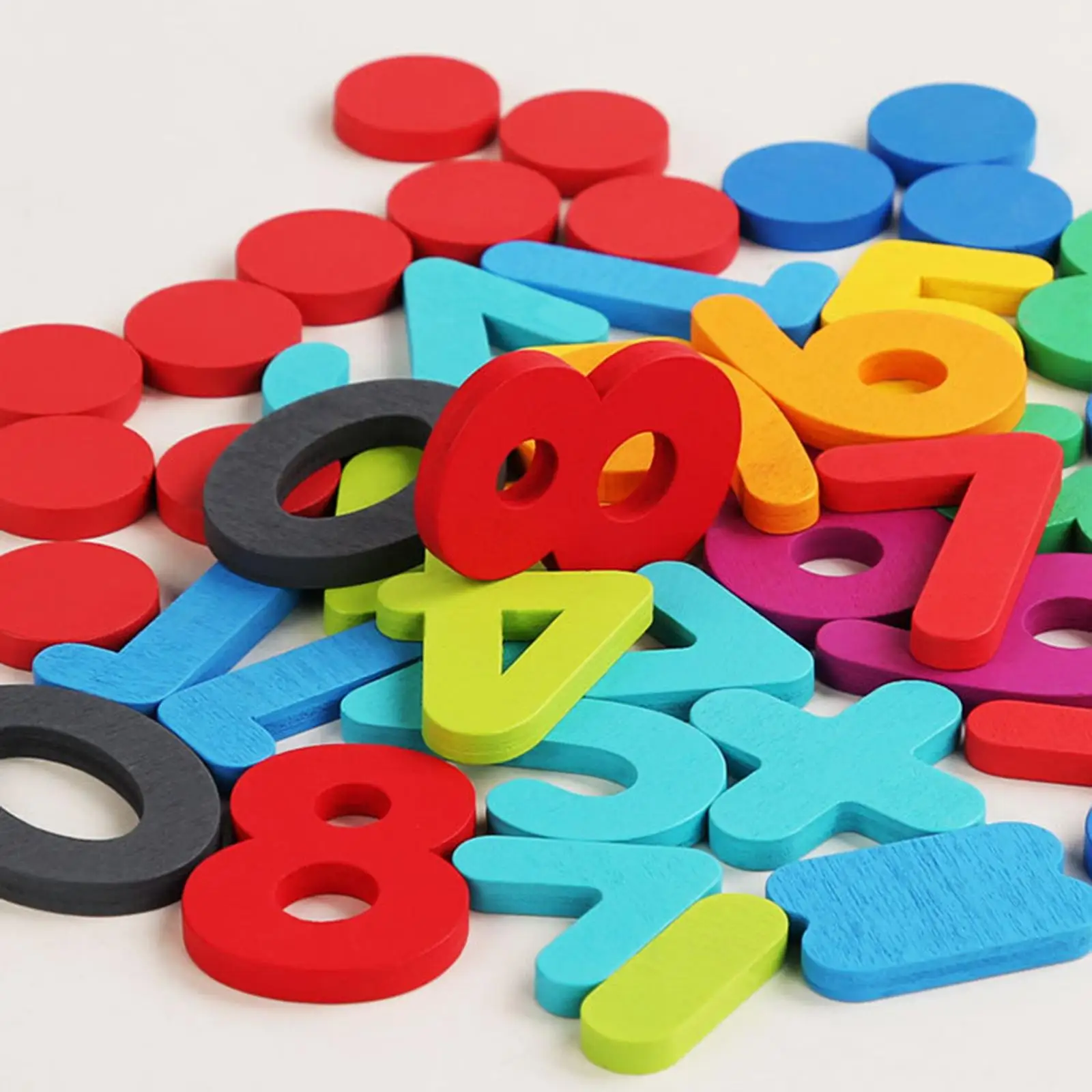 Montessori Toys Wooden Number Concepte Ten Frame Set Math Manipulatives Kits for