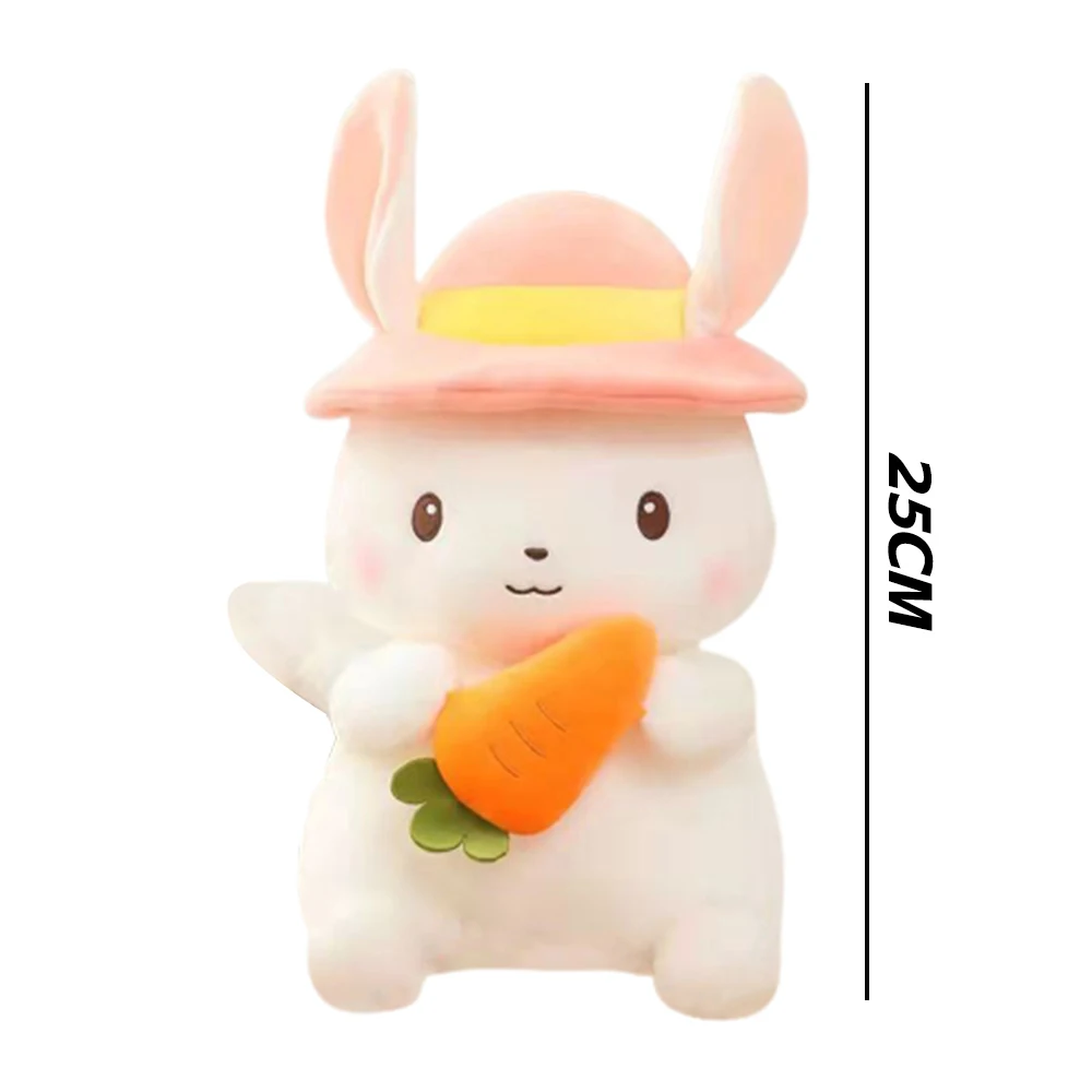 أرنب لطيف بلوشي مع نسخة Q ألعاب حيوانات محبوبة لعبة وسادة النوم #3